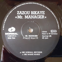 Zazou Bikaye : Mr Manager (12")