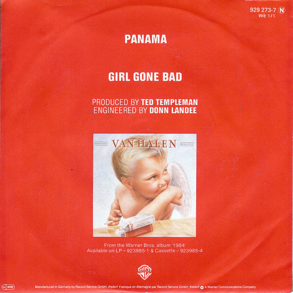 Van Halen : Panama (7", Single)