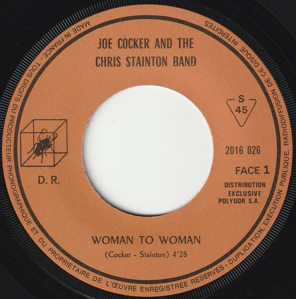 Joe Cocker And The Chris Stainton Band : Woman To Woman / Midnight Rider (7", Single, Pap)