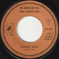 Joe Cocker And The Chris Stainton Band : Woman To Woman / Midnight Rider (7", Single, Pap)