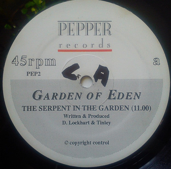 The Garden Of Eden : The Garden Of Eden (The Serpent In The Garden) // The Garden Of Eden (7" Mix) / (The Himalayan Mix) (12", Single)