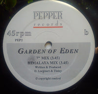 The Garden Of Eden : The Garden Of Eden (The Serpent In The Garden) // The Garden Of Eden (7" Mix) / (The Himalayan Mix) (12", Single)