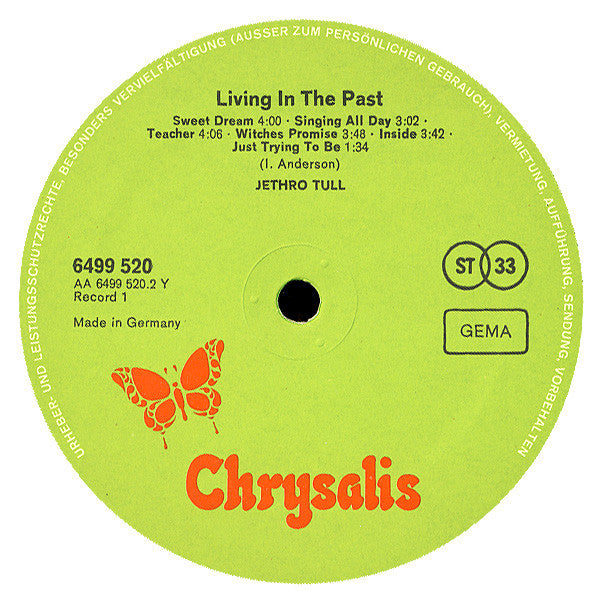 Jethro Tull : Living In The Past (2xLP, Comp, RP)