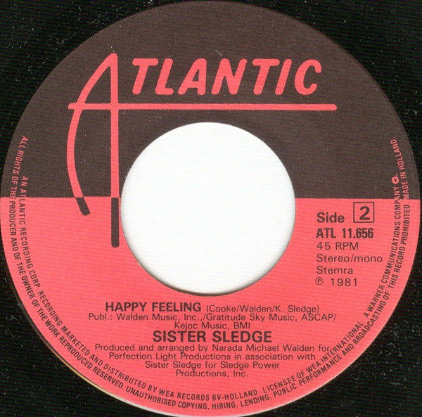 Sister Sledge : All American Girls (7")