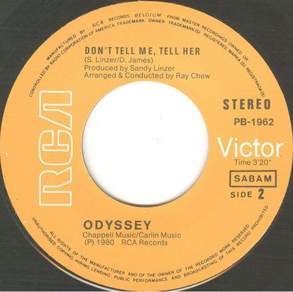 Odyssey (2) : Use It Up And Wear It Out (7", Single)