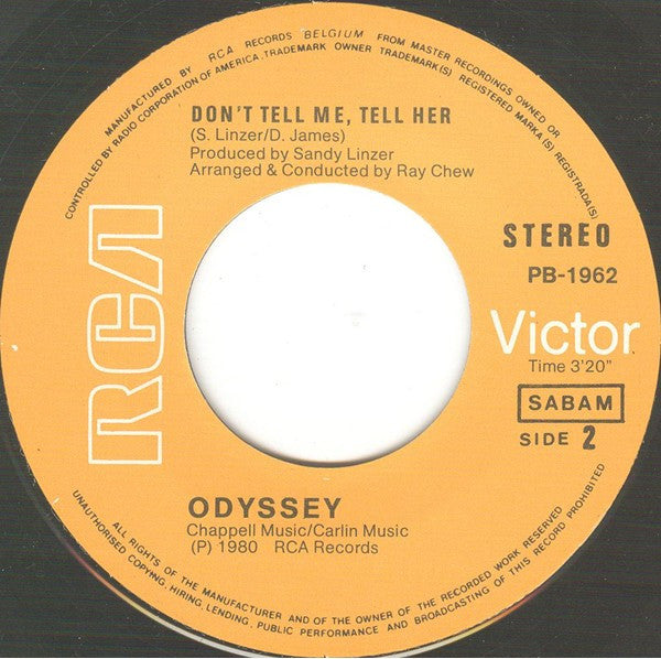 Odyssey (2) : Use It Up And Wear It Out (7", Single)