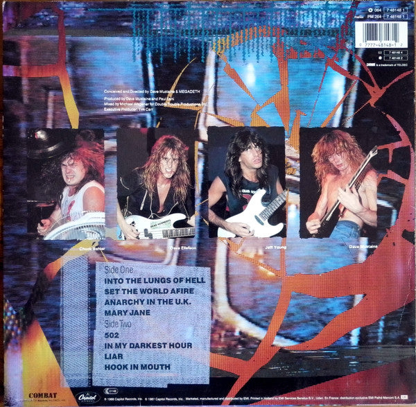 Megadeth : So Far, So Good... So What! (LP, Album)