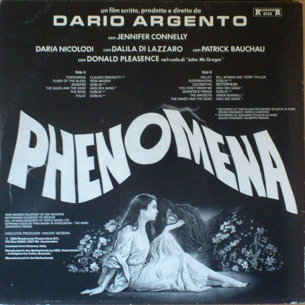 Various : Phenomena (Original Soundtrack) (LP, Comp)
