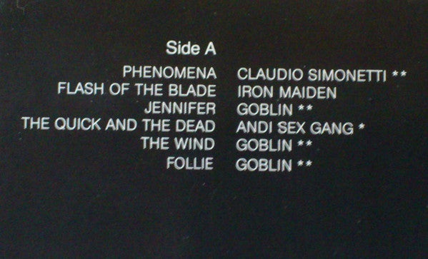 Various : Phenomena (Original Soundtrack) (LP, Comp)