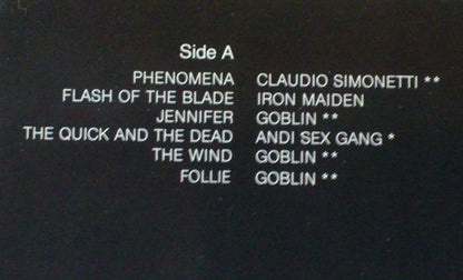 Various : Phenomena (Original Soundtrack) (LP, Comp)