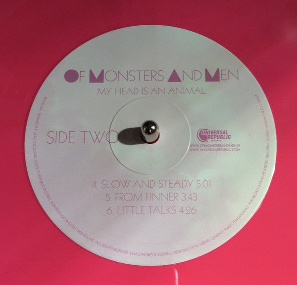 Of Monsters And Men : My Head Is An Animal (2xLP, Album, RE, Gat)