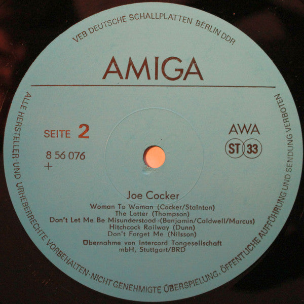 Joe Cocker : Joe Cocker (LP, Comp, RP, Big)