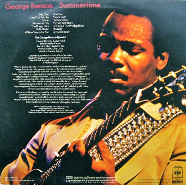 George Benson : Summertime (LP, Comp)