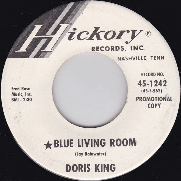 Doris King : Blue Living Room / I Picked A Daisy (7", Single, Promo)