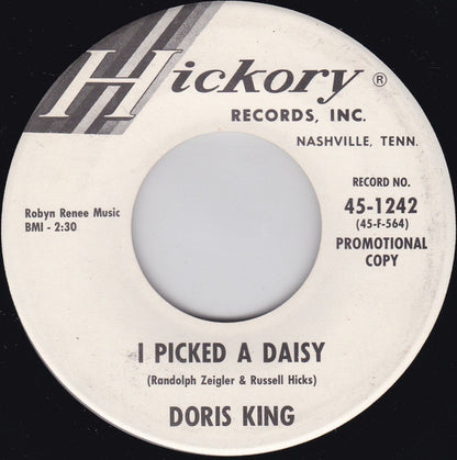 Doris King : Blue Living Room / I Picked A Daisy (7", Single, Promo)