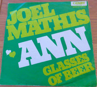 Joel Mathis : Ann / Glasses Of Beer (7", Single, Promo)