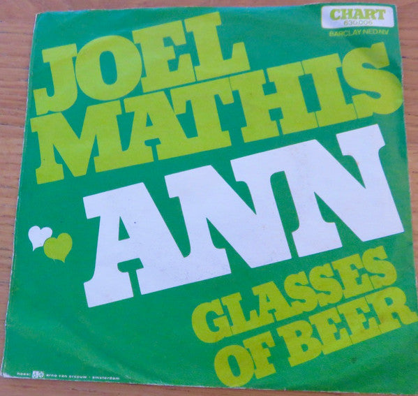 Joel Mathis : Ann / Glasses Of Beer (7", Single, Promo)