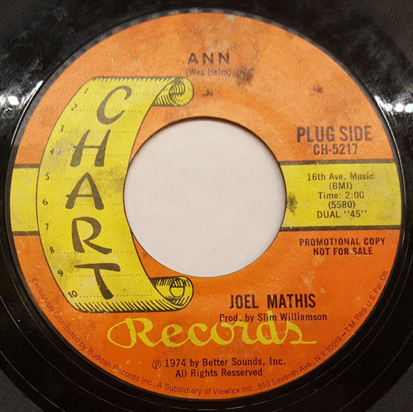 Joel Mathis : Ann / Glasses Of Beer (7", Single, Promo)