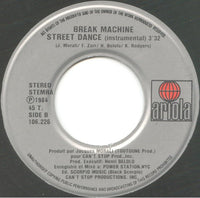 Break Machine : Street Dance (7", Single)