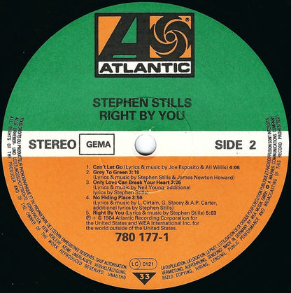 Stephen Stills : Right By You (LP, Album)