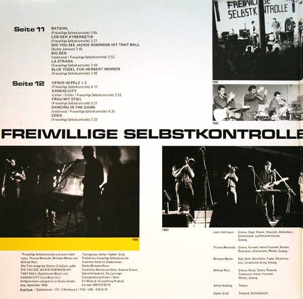Freiwillige Selbstkontrolle* : Goes Underground (LP, Album, RP, Red)