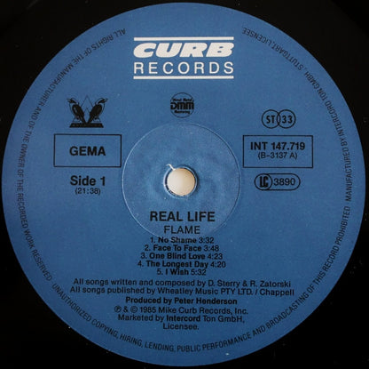 Real Life : Flame (LP, Album)