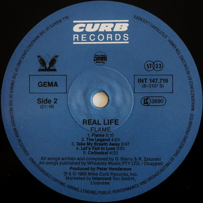 Real Life : Flame (LP, Album)