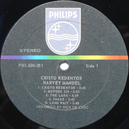 Harvey Mandel : Cristo Redentor (LP, Album)
