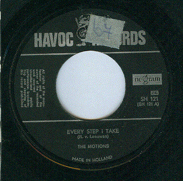 The Motions : Every Step I Take / Stop Your Crying (7", Single, Mono, Lar)