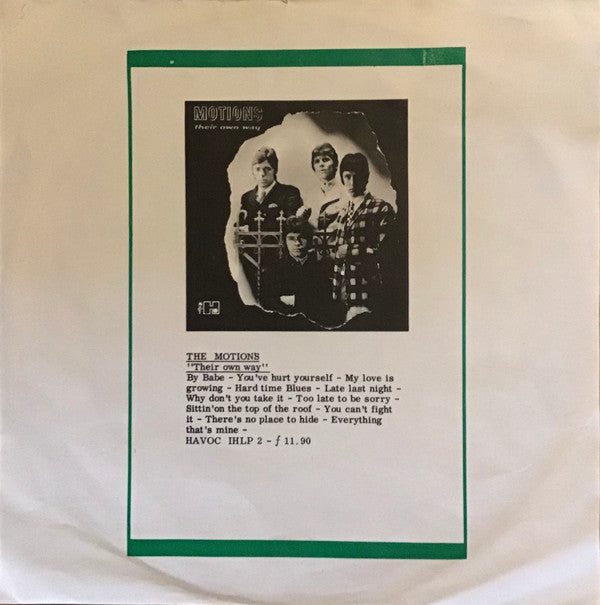 The Motions : Every Step I Take / Stop Your Crying (7", Single, Mono, Lar)