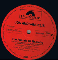 Jon & Vangelis : The Friends Of Mr. Cairo (LP, Album, RE)
