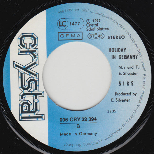 Sirs : Happy Street (7", Single)