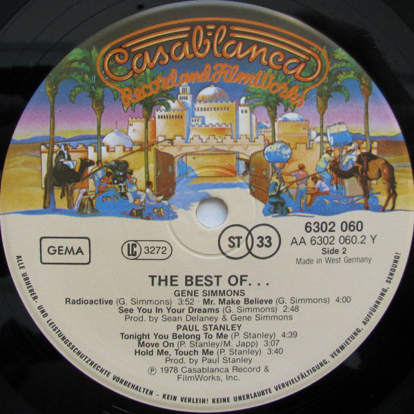 Kiss : Best Of Solo Albums (LP, Comp, RE)