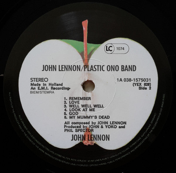 John Lennon / Plastic Ono Band* : John Lennon / Plastic Ono Band (LP, Album, RE)