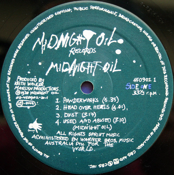 Midnight Oil : Midnight Oil (LP, Album, RE)