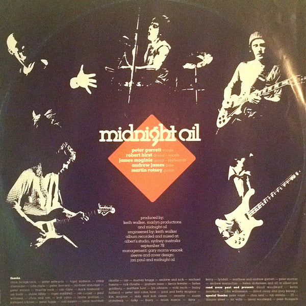 Midnight Oil : Midnight Oil (LP, Album, RE)