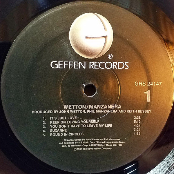 Wetton* / Manzanera* : Wetton/Manzanera (LP, Album, SRC)