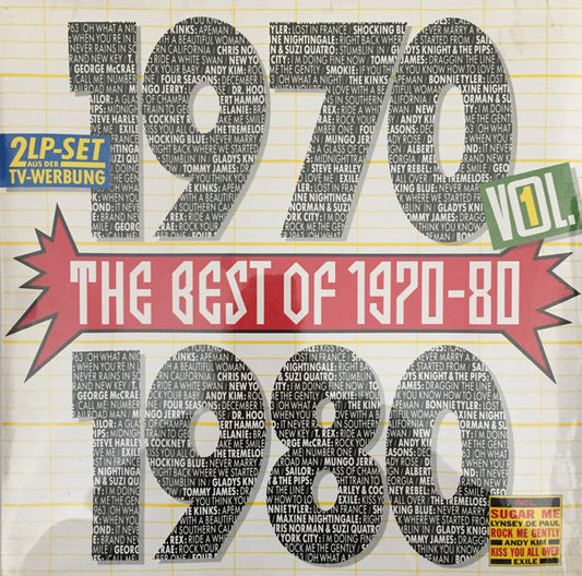 Various : The Best Of 1970-80 (2xLP, Comp)