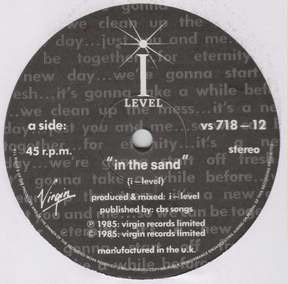 I-Level : In The Sand (12")