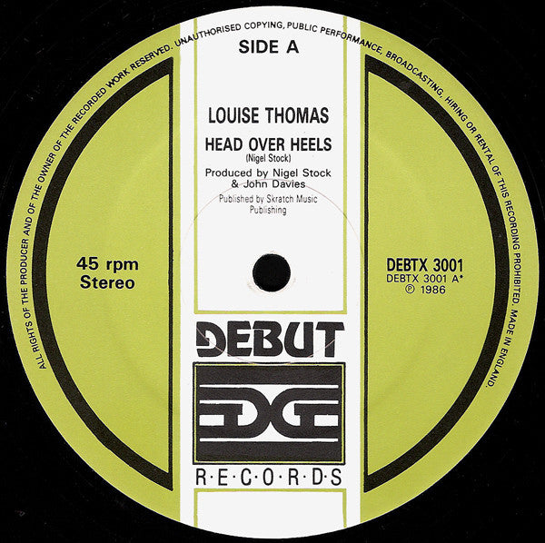 Louise Thomas : Head Over Heels (12")