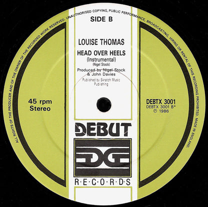 Louise Thomas : Head Over Heels (12")