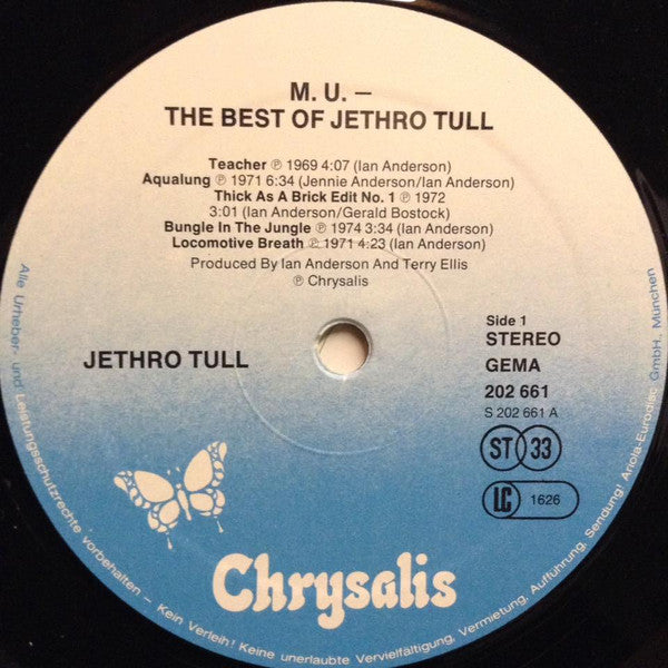 Jethro Tull : M.U. - The Best Of Jethro Tull (LP, Comp, RE)