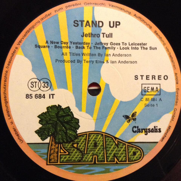 Jethro Tull : Stand Up (LP, Album, RE)