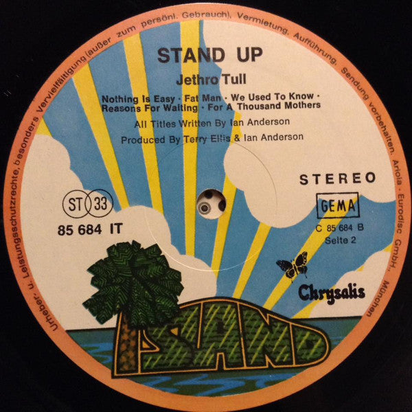 Jethro Tull : Stand Up (LP, Album, RE)
