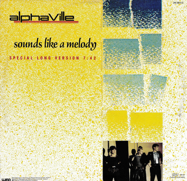 Alphaville : Sounds Like A Melody (Special Long Version) (12", Maxi)