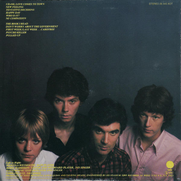 Talking Heads : Talking Heads: 77 (LP, Album)