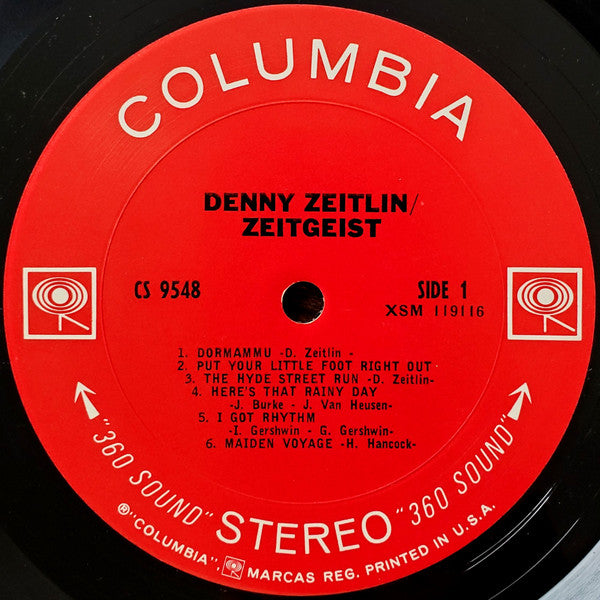 Denny Zeitlin : Zeitgeist (LP, Album)
