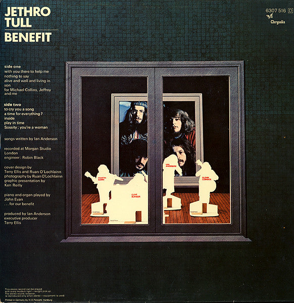Jethro Tull : Benefit (LP, Album, RE, Gat)