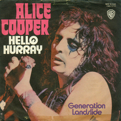Alice Cooper : Hello Hurray (7", Single)