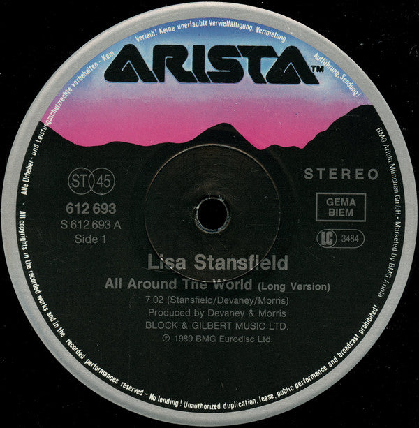 Lisa Stansfield : All Around The World (12", Maxi)